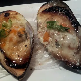Baked Green Mussels