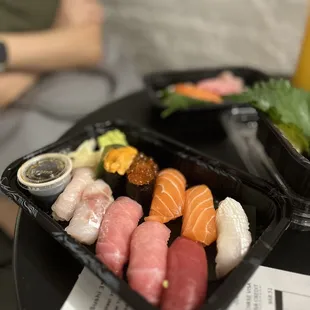 sashimi, food, sushi, sushi and sashimi