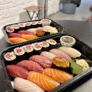 sushi and sashimi, sashimi, food, sushi