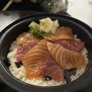Tuna&Salmon Donburi Set