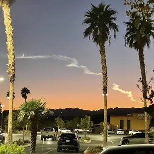 outside