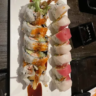 sushi and sashimi, sashimi, food, sushi