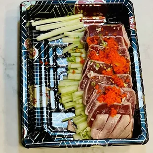 A14. Tuna Tataki was delicious as usual. Ponzu was on the side