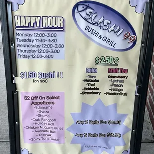 Happy Hour seems early