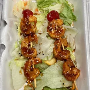 A7. Yaki Ebi - Shrimp we&apos;re tiny and tough, like Dory Fantasmagory
