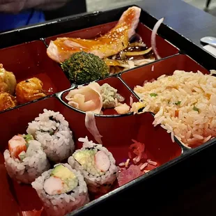 Salmon Teriyaki lunch special