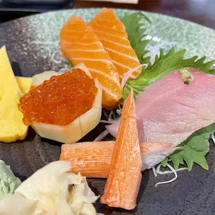 Assorted sashimi a la carte