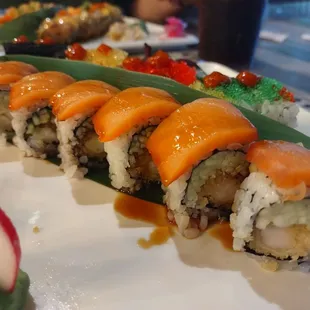 Shrimp tempura roll was good. Almost sweet.