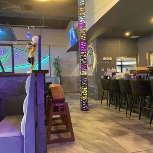 the interior of a restaurant