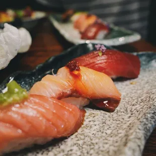 sashimi, food, sushi, sushi and sashimi