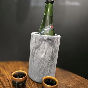 drink, sushi and sashimi