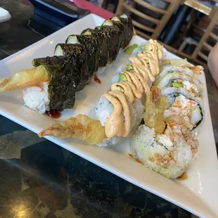food, sushi and sashimi, sushi, sashimi