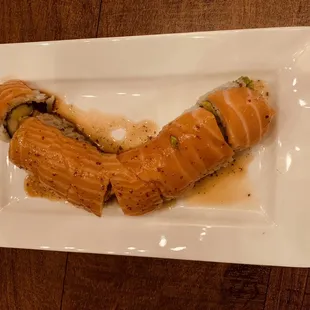 7/22/23 Salmon Lovers Roll-flavorful &amp; fresh!