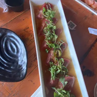 Yuzu Bluefin Tuna with cilantro