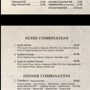 Combos