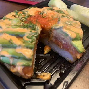 Inside the Crispy Spicy Tuna