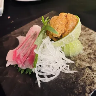 sushi, sashimi, sushi and sashimi, food