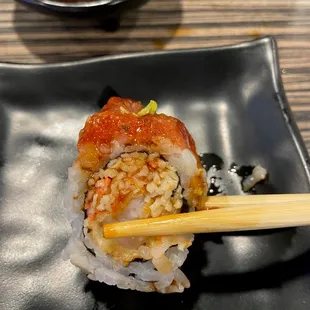 Closeup (not too much rice)