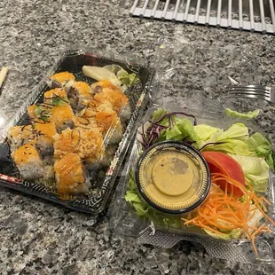 Solid sushi options to choose from :)