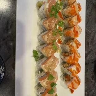 Lemon Roll and the Colorado Roll.  Both delicious!