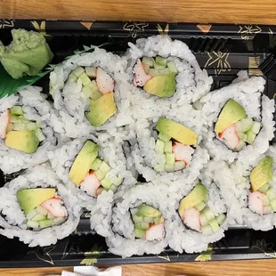 California Roll-- Imitation crab