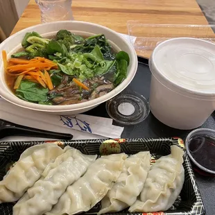 Vegetable ramen set!