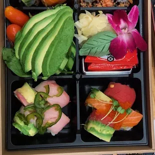 sushi and sashimi, food