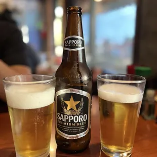 Large Sapporo Beers