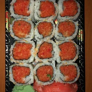 1 6 Piece Spicy Tuna Roll, 1 free 6 Piece Spicy Tuna Roll