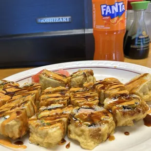 Hot 6 Piece Philadelphia Roll