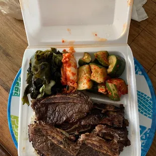 Kalbi and sides