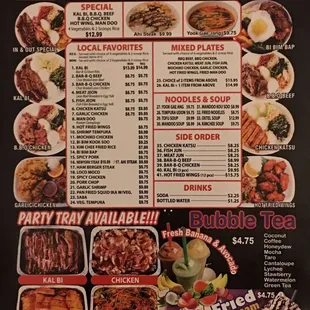 menu, sushi and sashimi