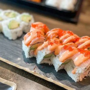 Golden Gate Roll and Avocado Roll