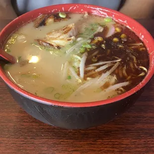 Pork tonkatsu with pork belly added
