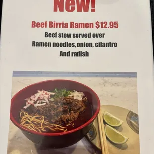 The new ramen