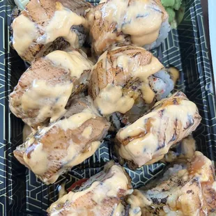 Shrimp Tempura w/cooked crab