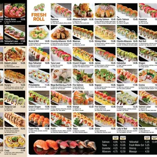 sushi and sashimi