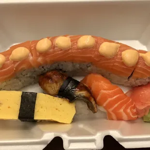 Salmon Lover Roll (top)