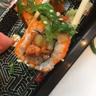 Spicy Tuna Roll Upclose