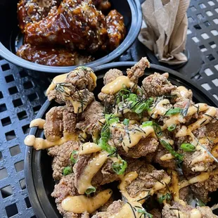 Wings &amp; chicken kaarange (?)