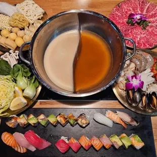 sashimi, sushi and sashimi, food, sushi