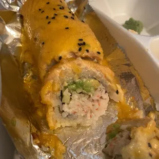 69. Baked Salmon Special Roll