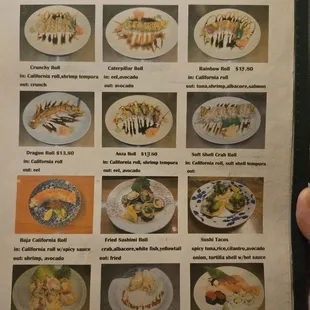 Menu Oct 2024