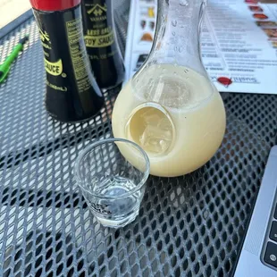 Cold sweet saki