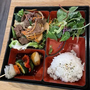 Beef Teriyaki Bento box