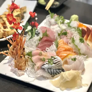Sashimi $65...