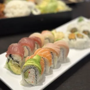 Sushi roll lunch special