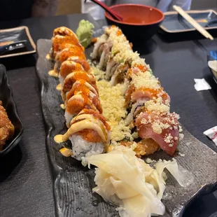 sushi and sashimi, food, sashimi, sushi