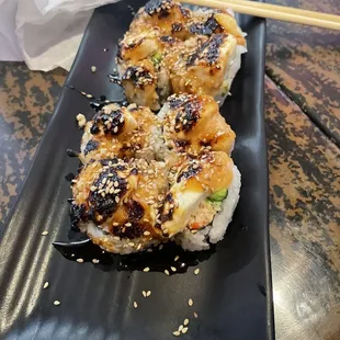 Had the best  12. Japanese Lasagna Roll must come and try, one of the best sushi places I&apos;ve been too