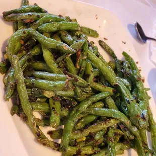 Dry fried string beans